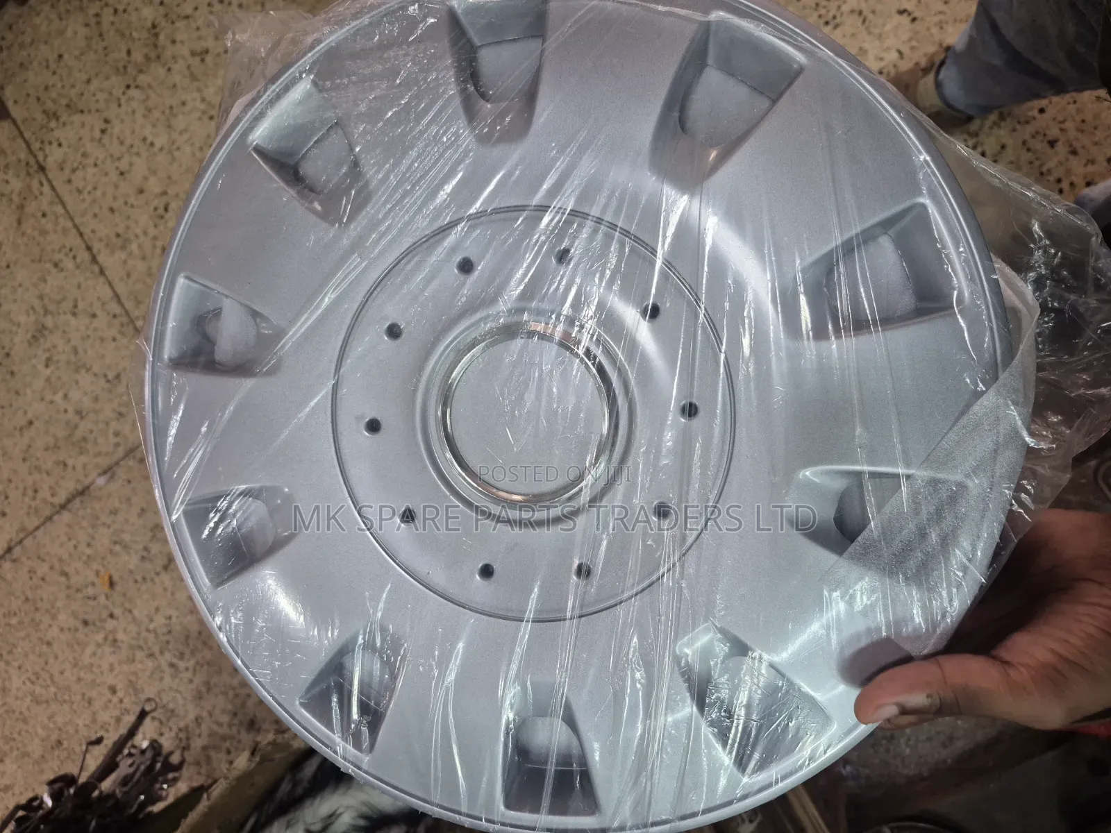 Silver Wheel Covers 14"