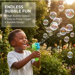 STY Children's Fan Bubble Machine (AA 1.5V Batteries Not Included)
