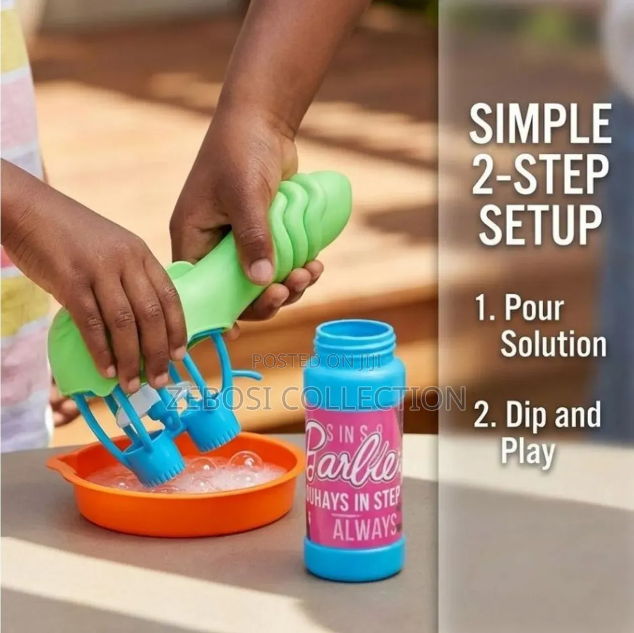 STY Children's Fan Bubble Machine (AA 1.5V Batteries Not Included)