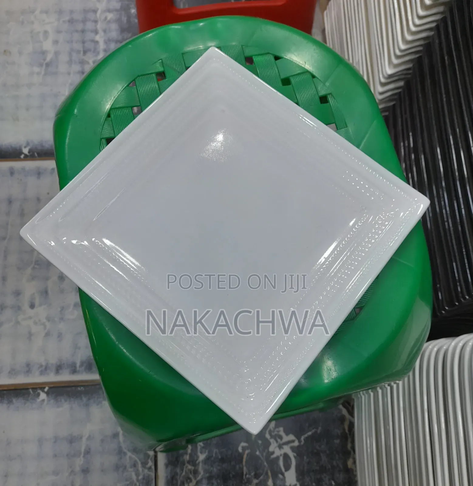 0ne Drozen  of Square  Side Plates