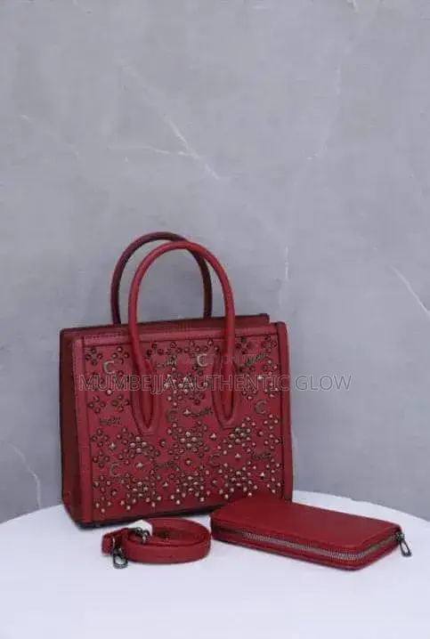 Original Brown Studded Tote Bag - Office & Church - Premium Quality