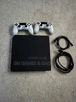 Sony PlayStation 4 Slim, 500gb Storage, 10 Games and 2 Pads