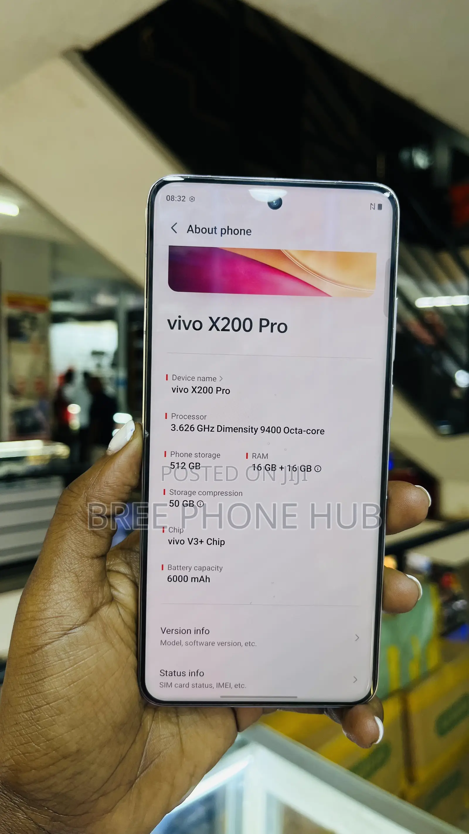 Vivo X200 Pro 512 GB Rose Gold