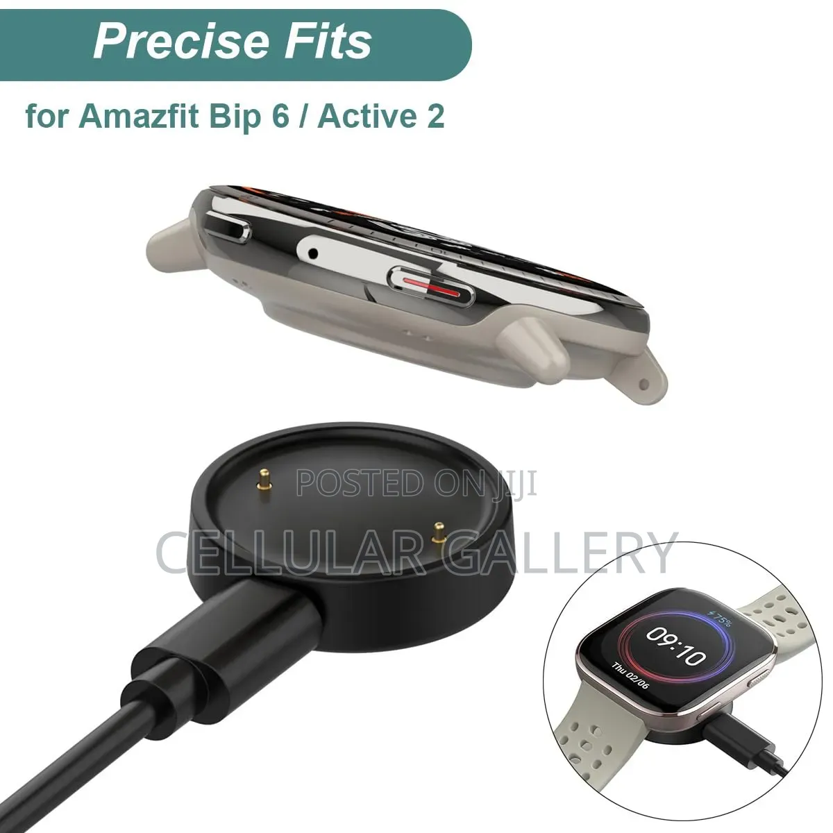 Amazfit Smart Watch Charger for Bip 6 and Active 2