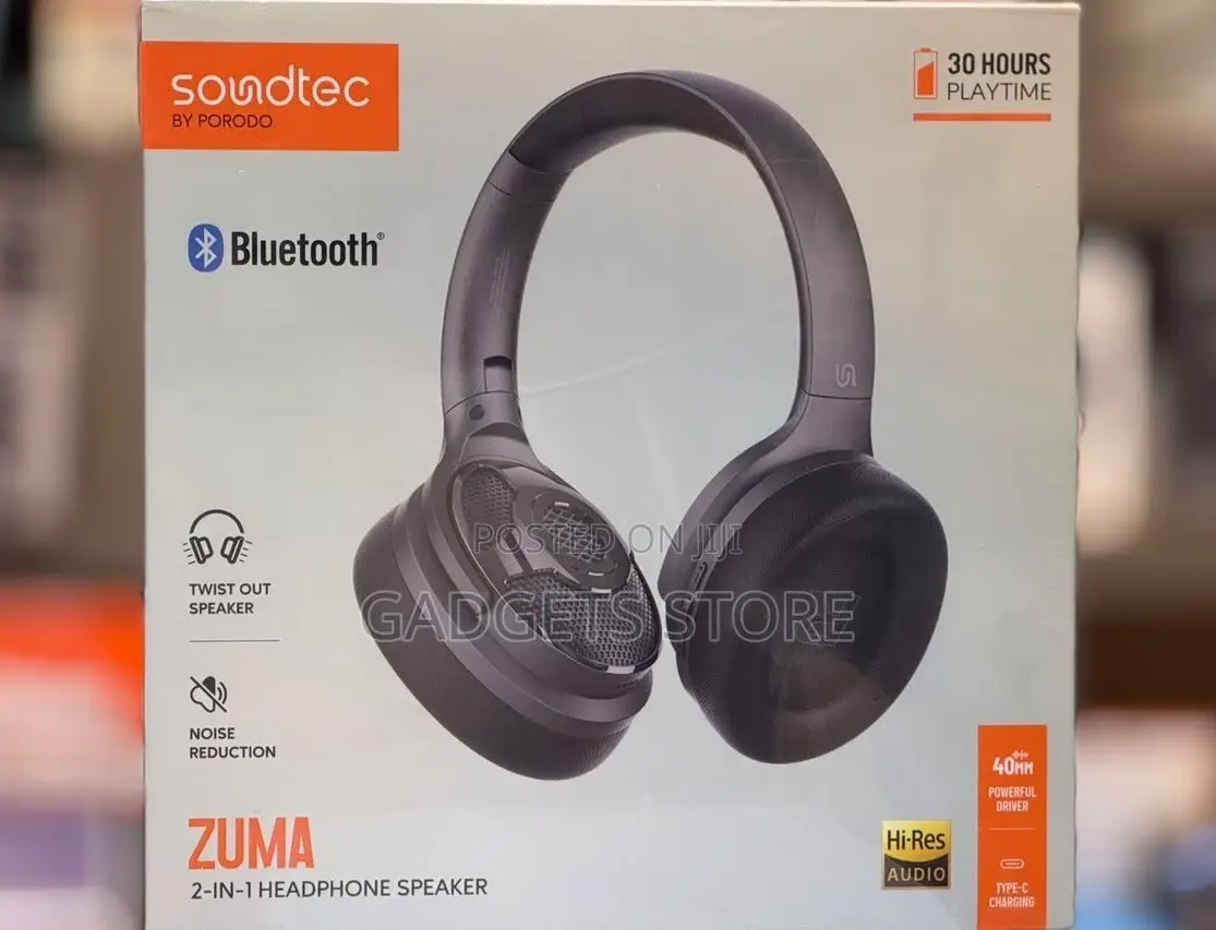 Soundtec Zuma 2-in-1 Headphone Speaker