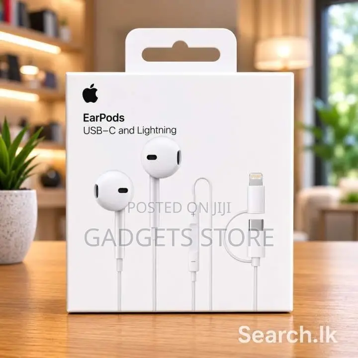 Apple EarPods Featuring Both USB-C and Lightning