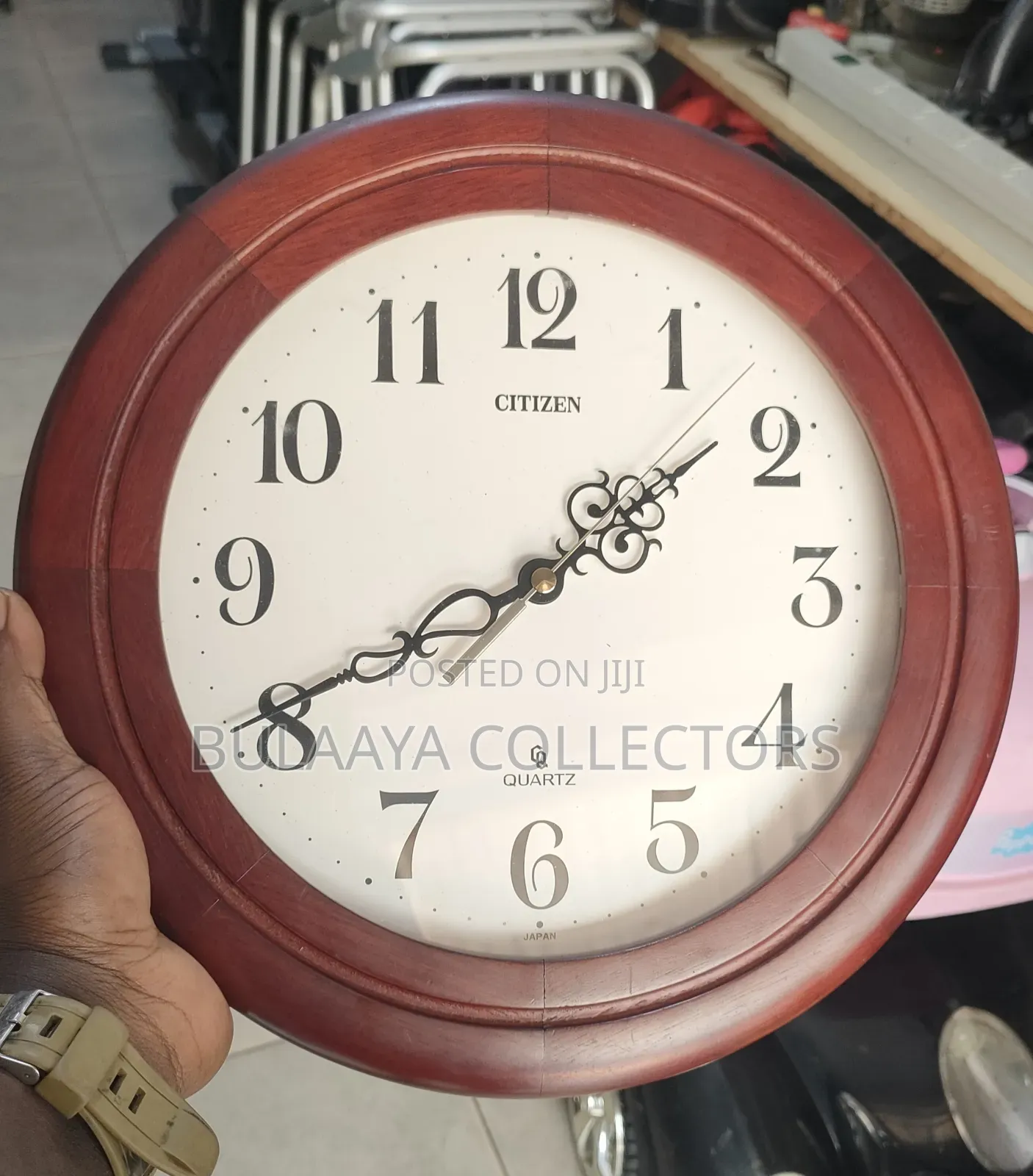 Japanese Vintage Citizen Quartz Wall Clock.