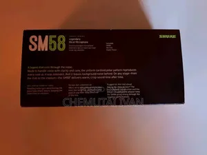 Shure Sm58 Vocal Music 🎶 Microphone 🎤