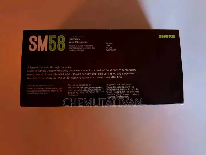 Shure Sm58 Vocal Music 🎶 Microphone 🎤