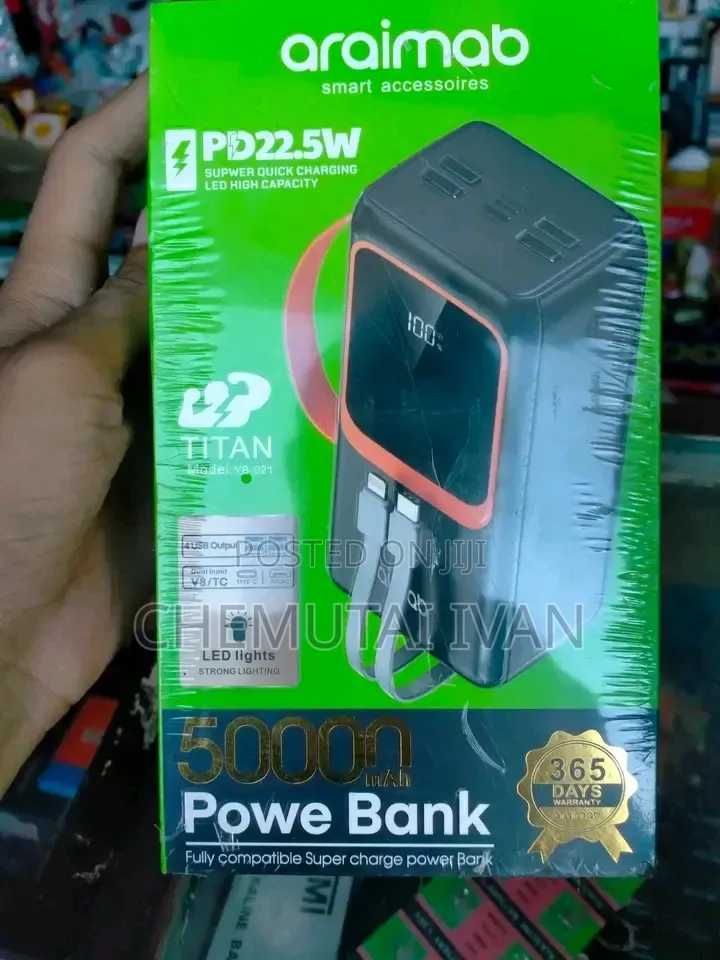 50000mah Oraimo Power Bank Fast Charging