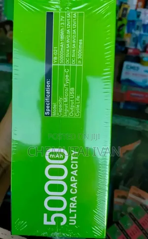 50000mah Oraimo Power Bank Fast Charging
