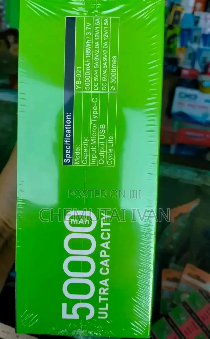 50000mah Oraimo Power Bank Fast Charging