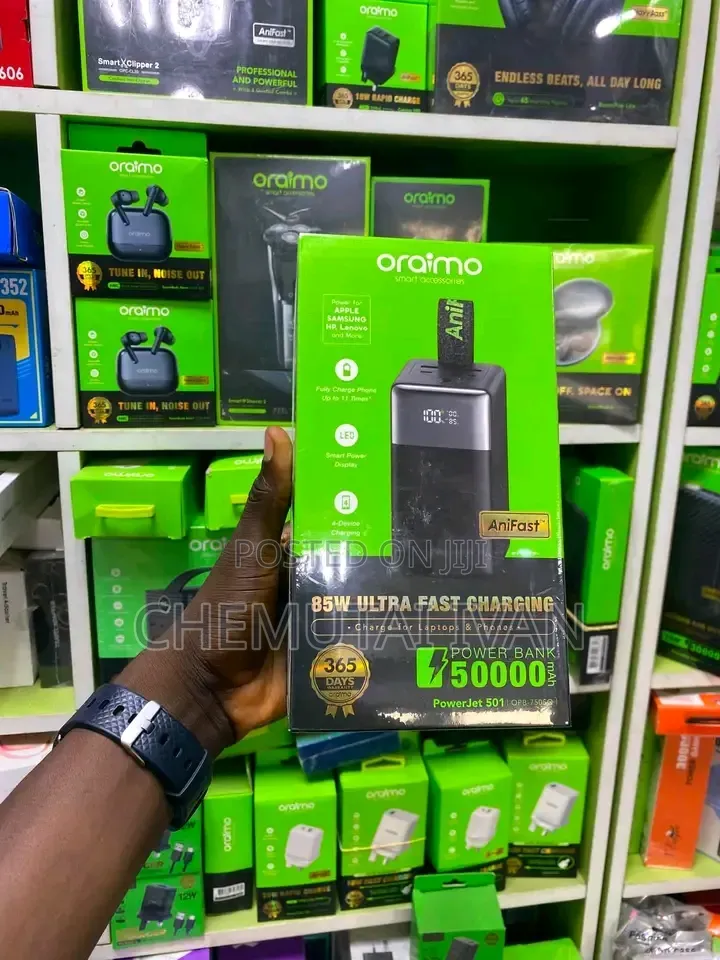 50000mah Oraimo Power Bank Fast Charging