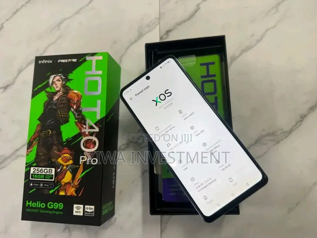 New Infinix Hot 40 Pro 256 GB Rose Gold