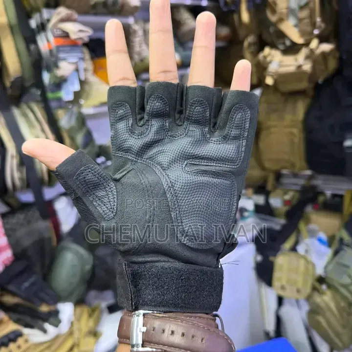 Hard Knuckle Half Finger Gloves