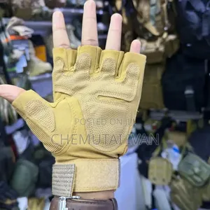 Hard Knuckle Half Finger Gloves