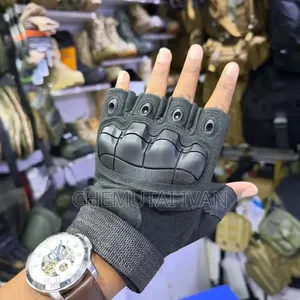 Hard Knuckle Half Finger Gloves