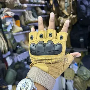 Hard Knuckle Half Finger Gloves