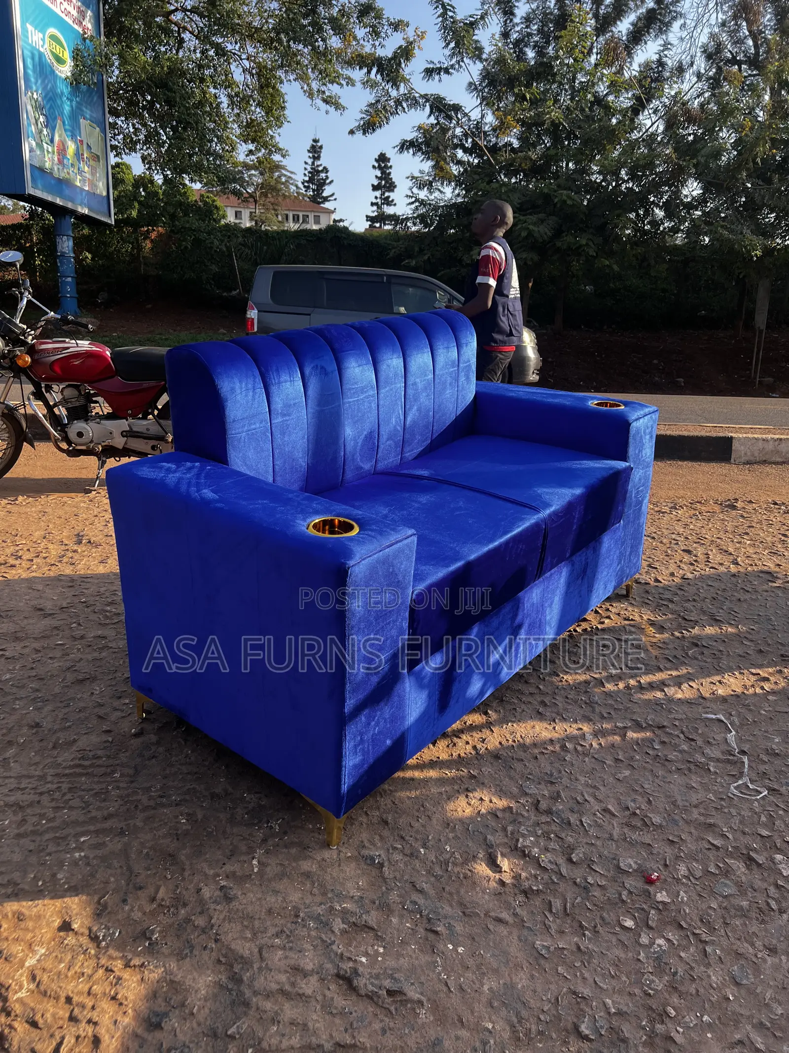 2 Seater With Long Legs /Sofa/ Sofa Set