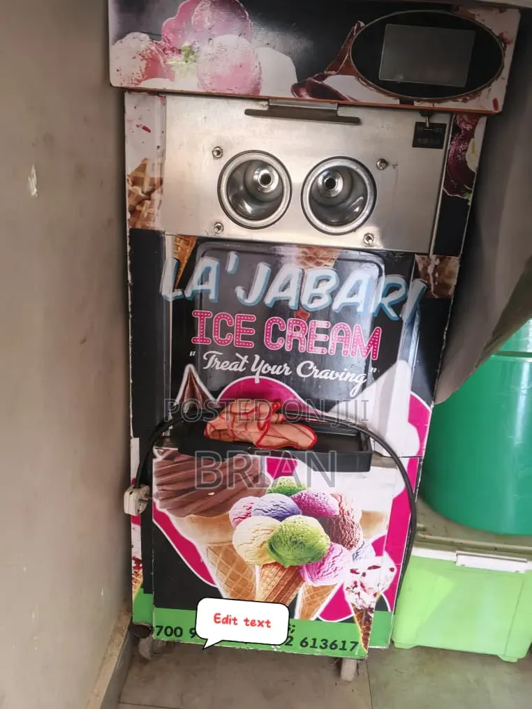 Ice Cream Machine Working in a Perfect Condition