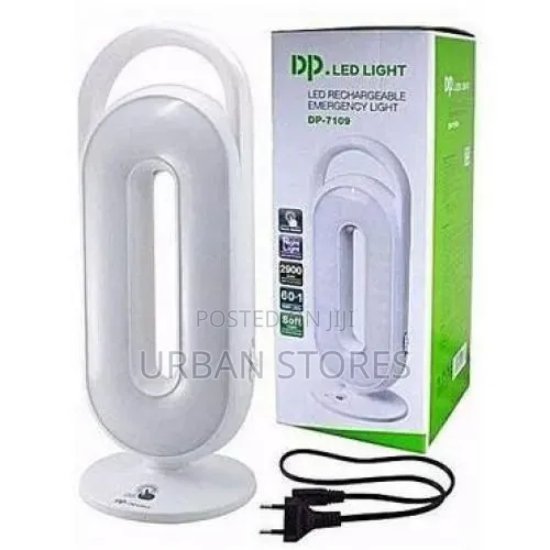 Dp Rechargeable Emergency Light - White