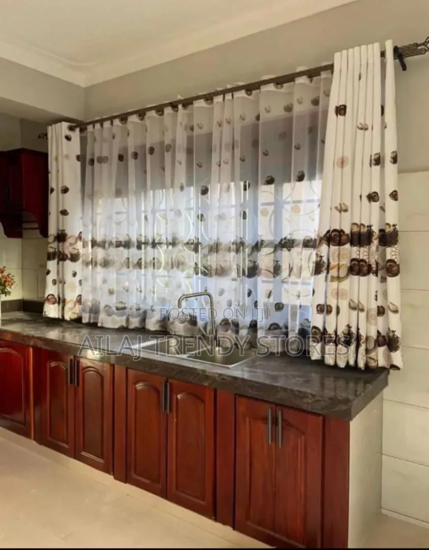 Kitchen Window and Door Cutrains Per Metre