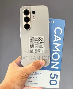 New Tecno Camon 50 256 GB Silver