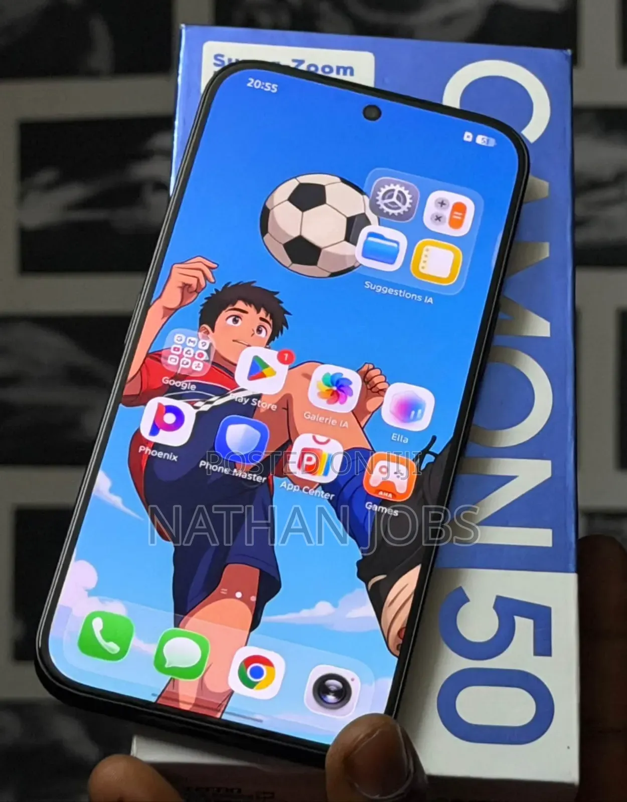 New Tecno Camon 50 256 GB Black