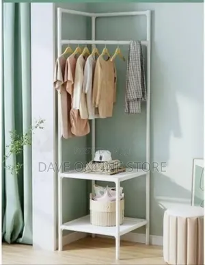 Multi-Function Corner Coat Rack