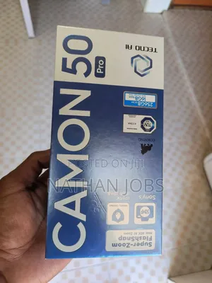 New Tecno Camon 50 Pro 256 GB Black