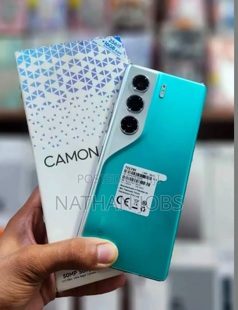 New Tecno Camon 40 Pro 4G 256 GB Green