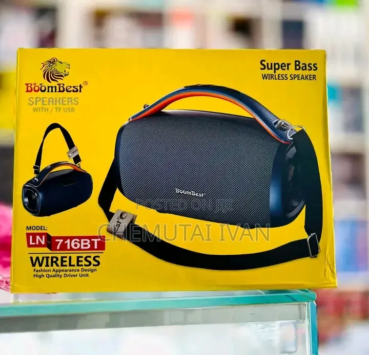 True Wireless Boom Bass Bluetooth Speaker