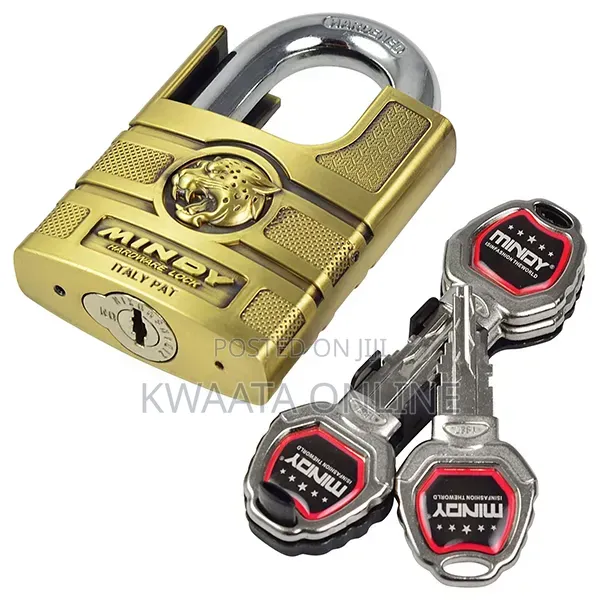 Mindy Zinc Alloy Special Key With Leopard Design Padlock