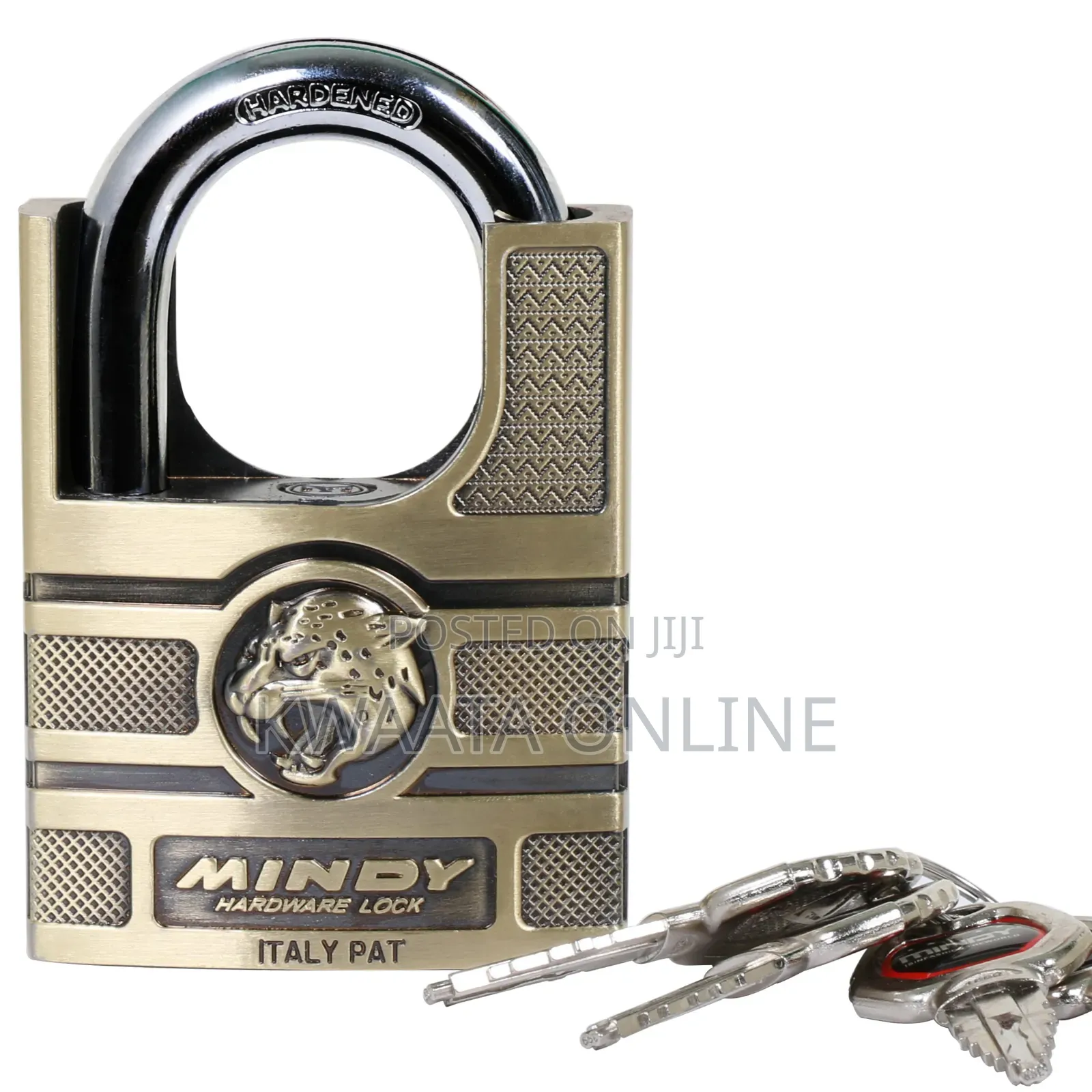 Mindy Zinc Alloy Special Key With Leopard Design Padlock