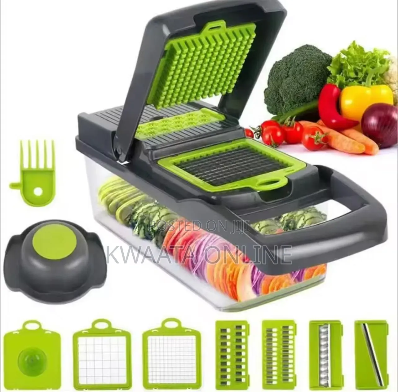 16 PCS Veggie Slicer, Multi-Purpose Vegetable Chopper