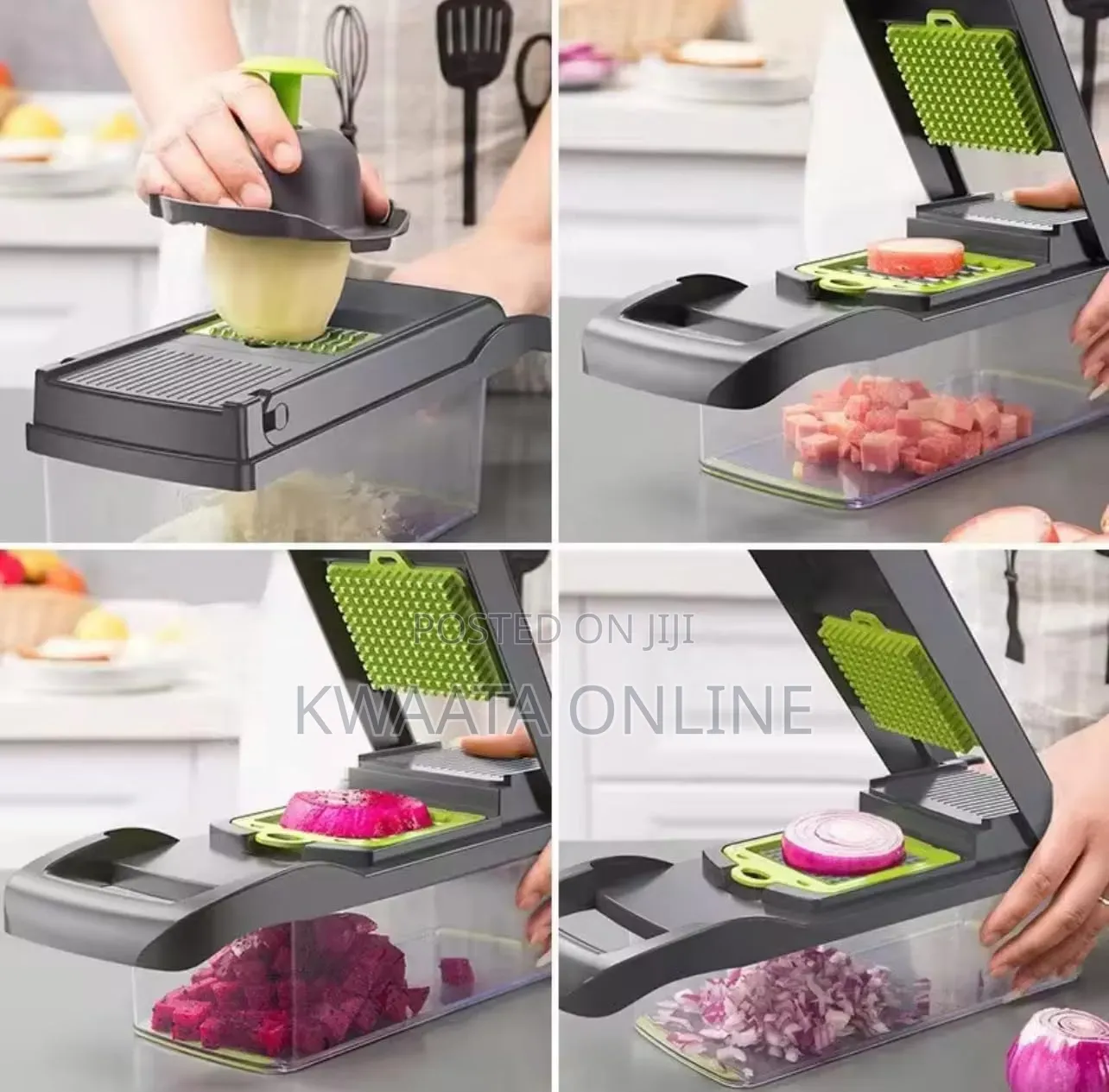 16 PCS Veggie Slicer, Multi-Purpose Vegetable Chopper