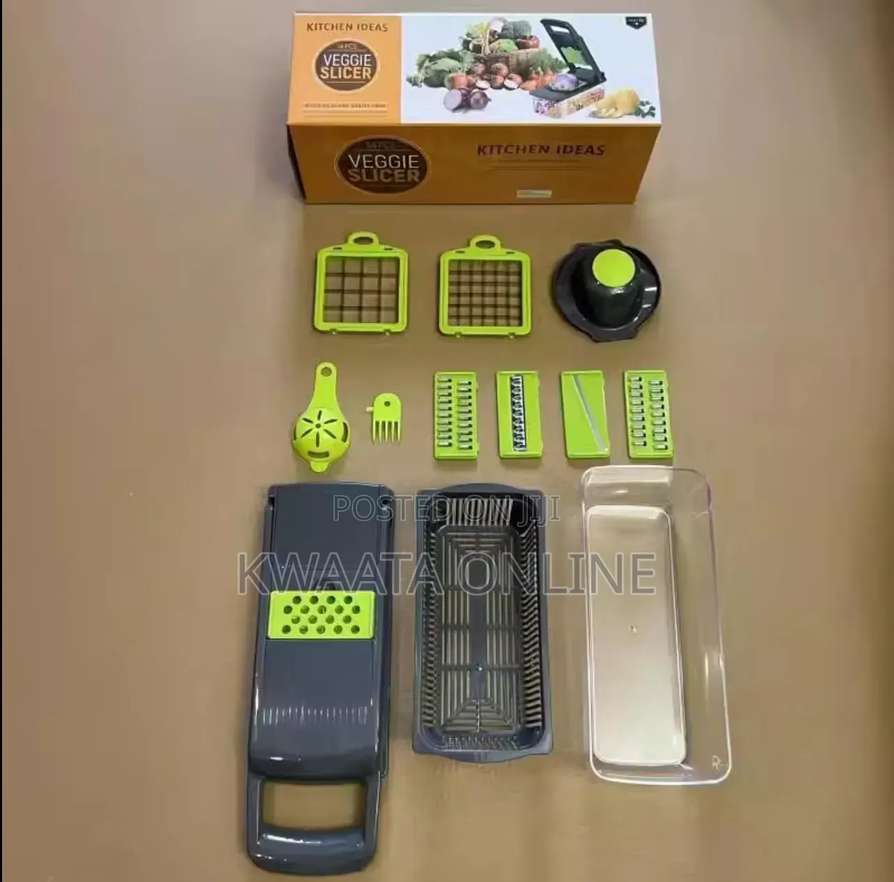 16 PCS Veggie Slicer, Multi-Purpose Vegetable Chopper