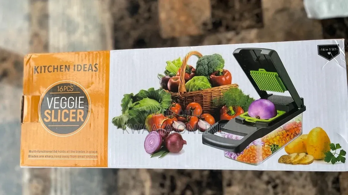 16 PCS Veggie Slicer, Multi-Purpose Vegetable Chopper