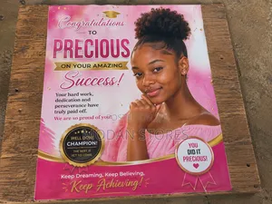 Success Card on Photo Board