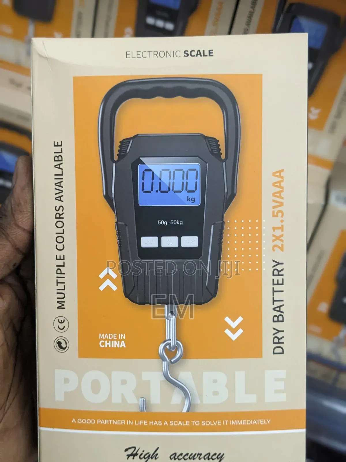 50kg Portable Digital Electronic Hanging Scale