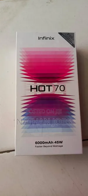 New Infinix Hot 70 128 GB Black