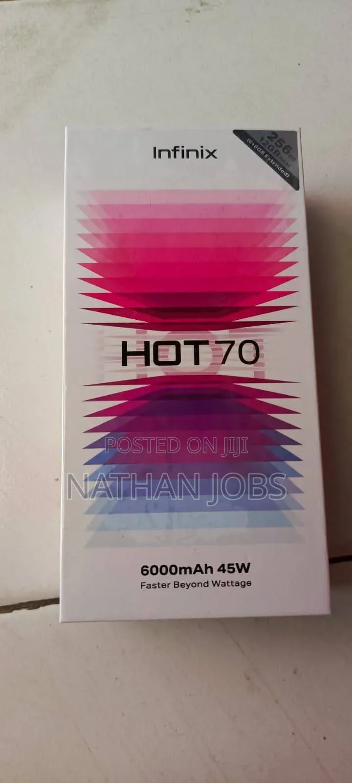 New Infinix Hot 70 128 GB Black