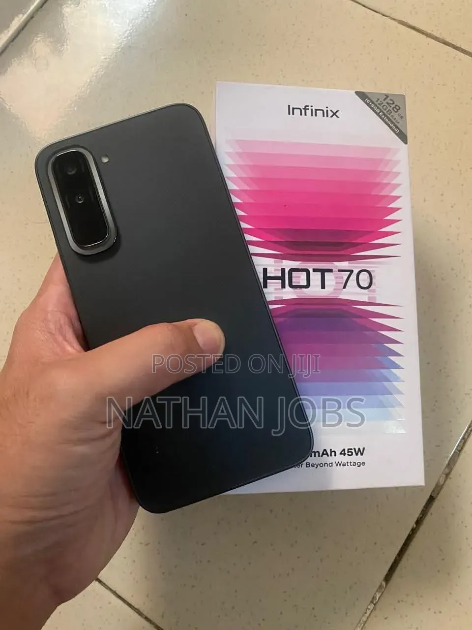 New Infinix Hot 70 128 GB Black