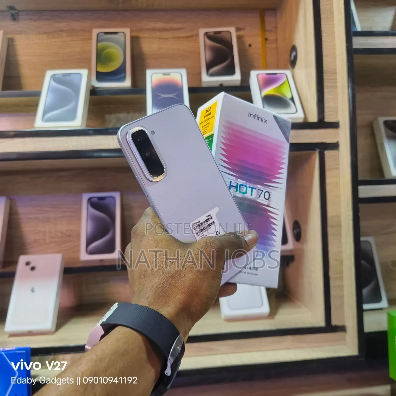 New Infinix Hot 70 128 GB Pink