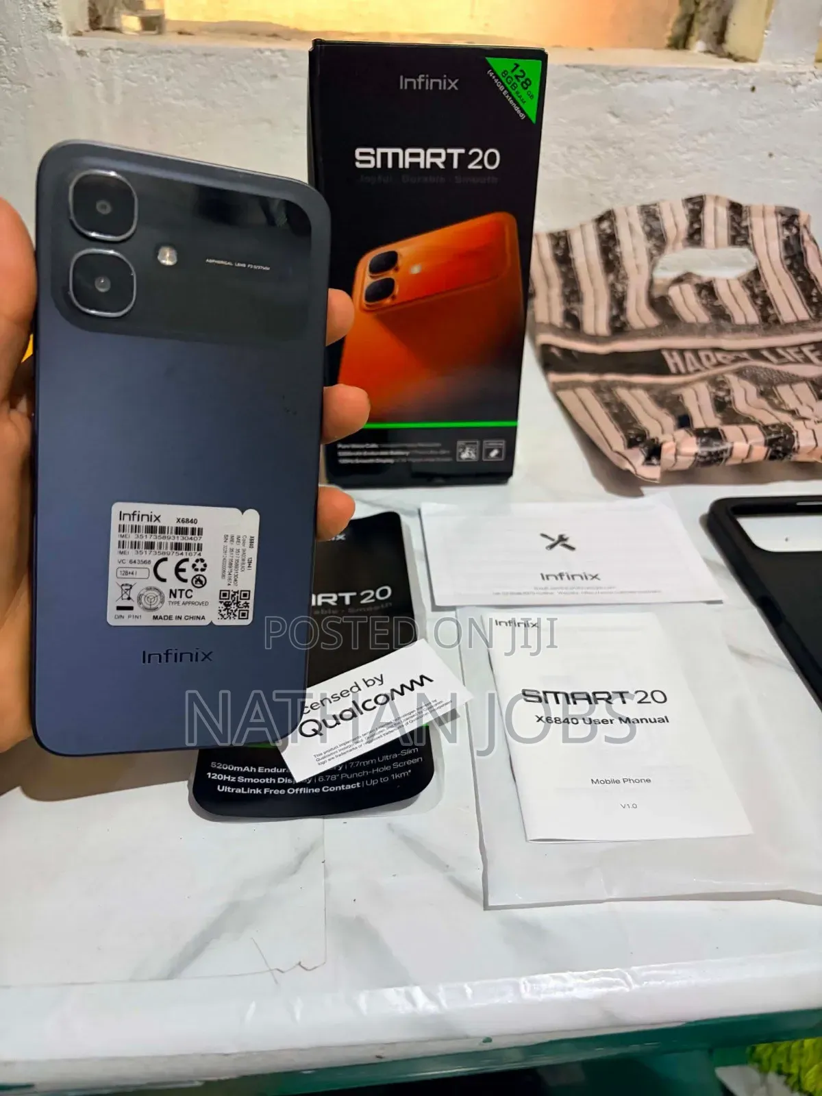 New Infinix Smart 20 128 GB Black