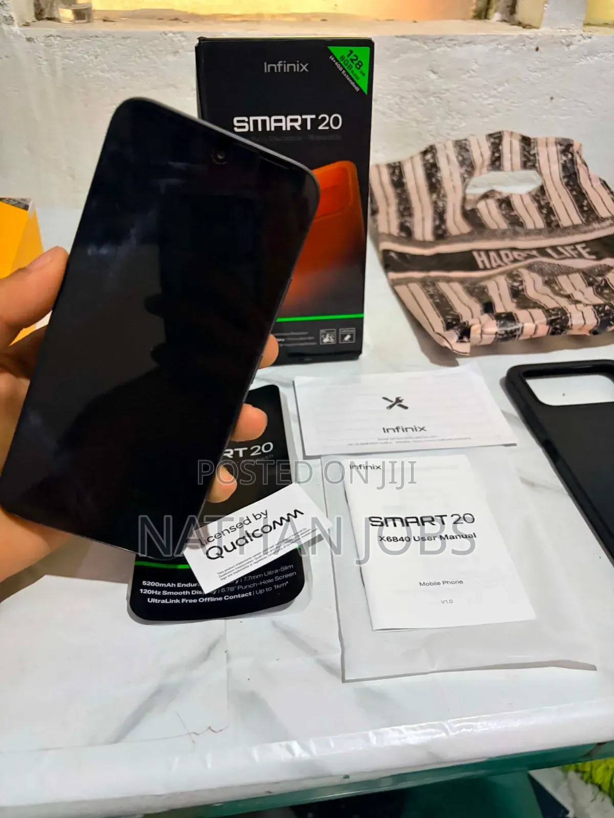 New Infinix Smart 20 128 GB Black