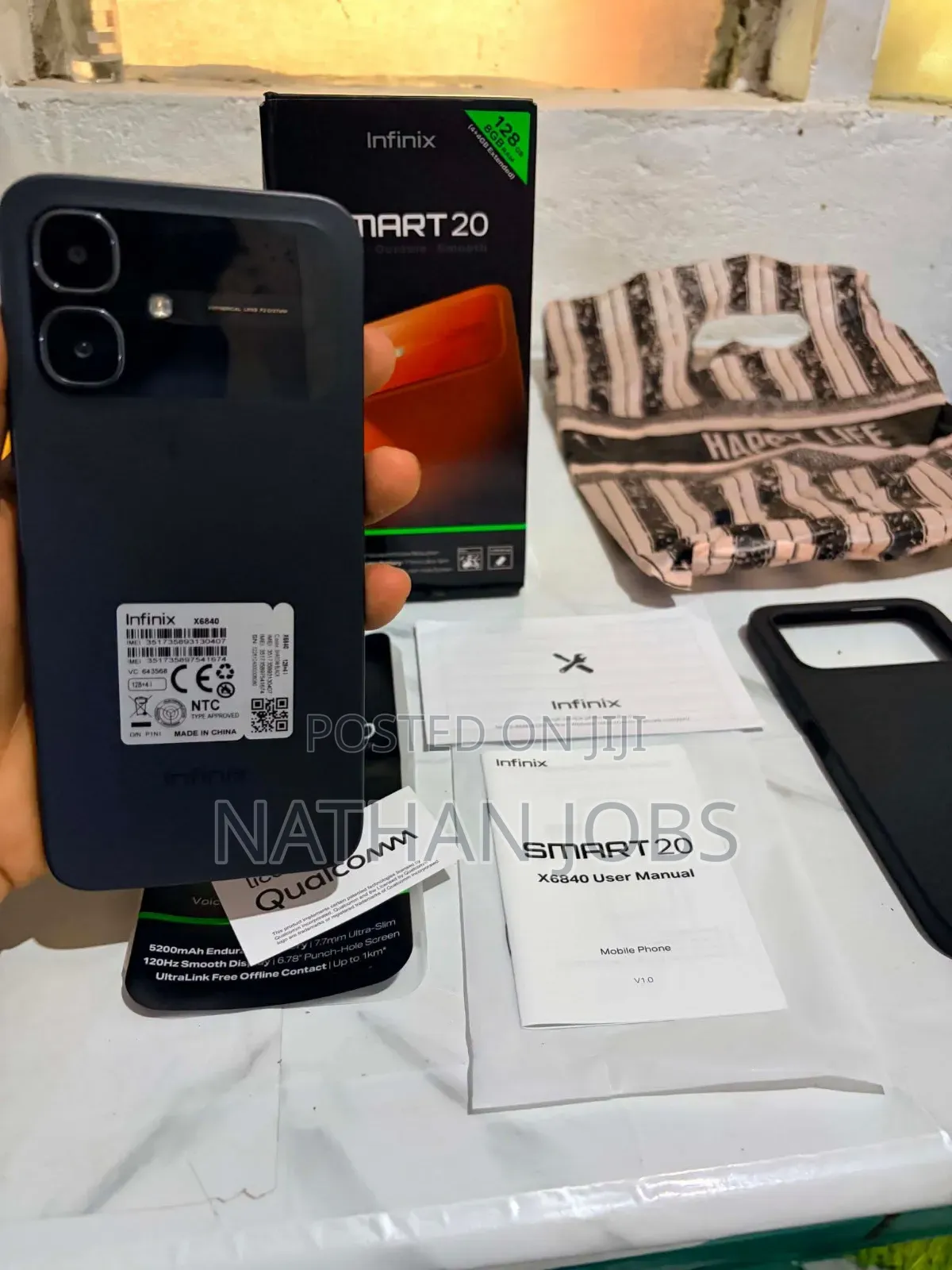 New Infinix Smart 20 128 GB Black