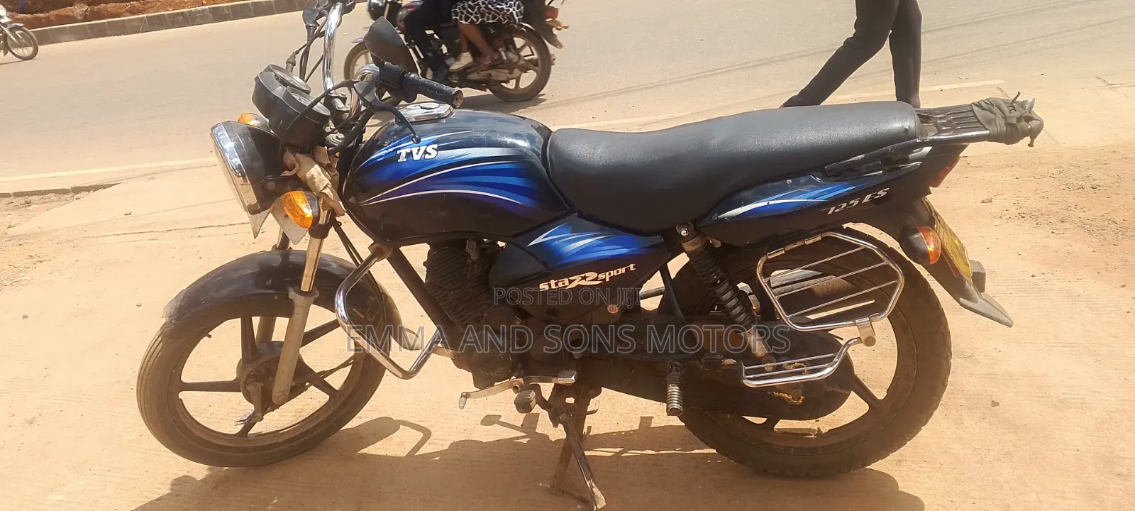 TVS HLX Plus ES 2019 Blue