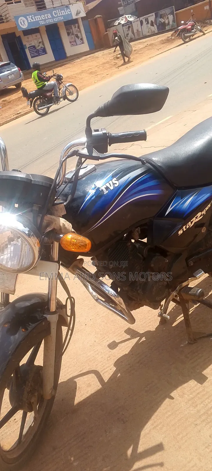 TVS HLX Plus ES 2019 Blue
