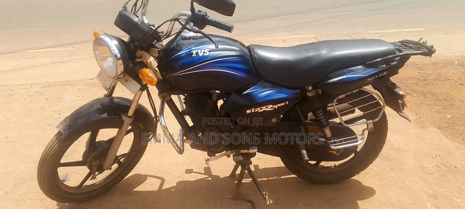 TVS HLX Plus ES 2019 Blue